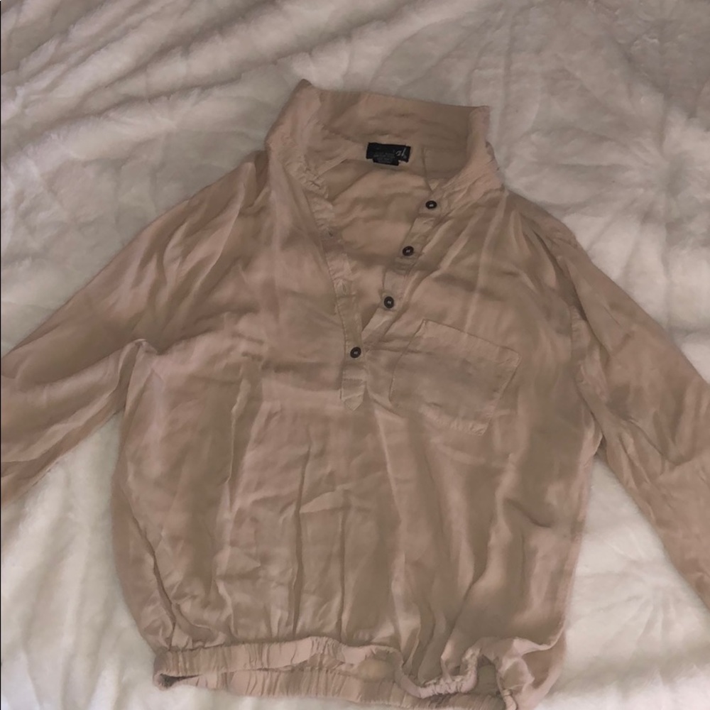 Beige top from wet seal